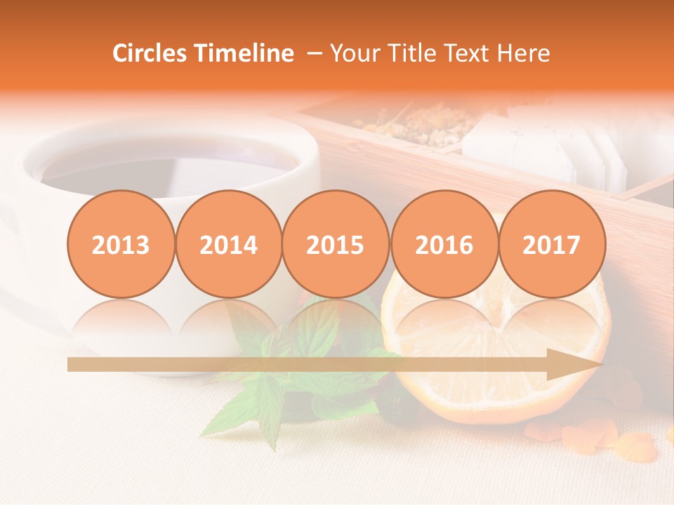 Blossom Red Ceramic PowerPoint Template