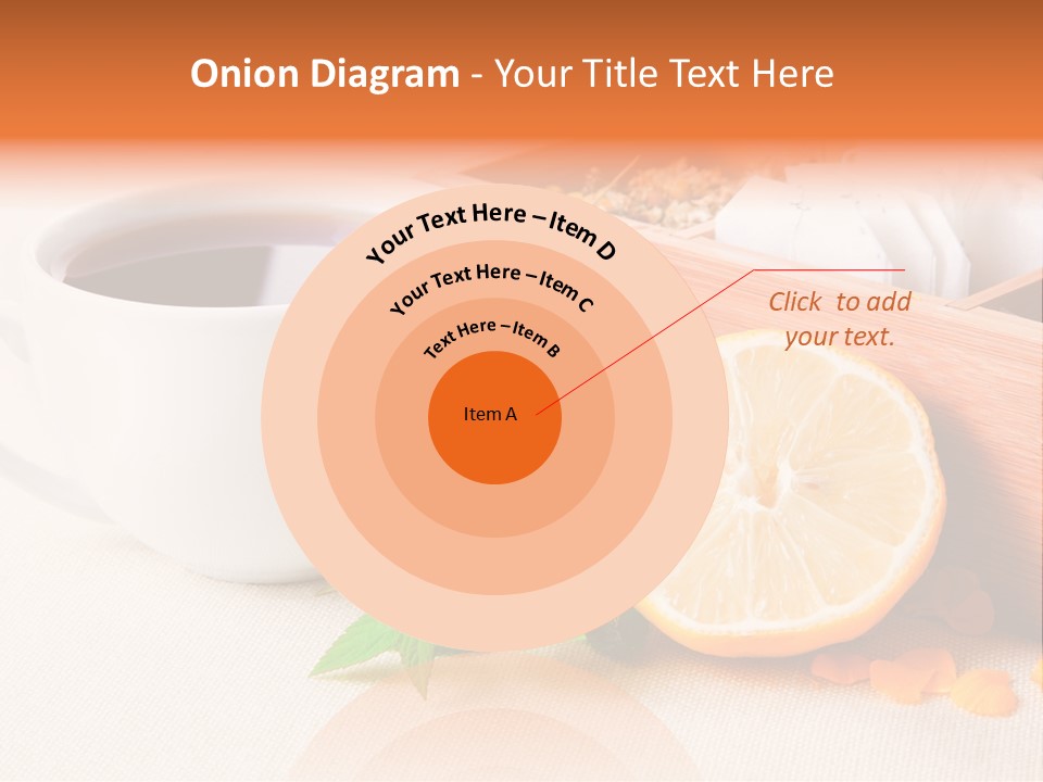 Blossom Red Ceramic PowerPoint Template