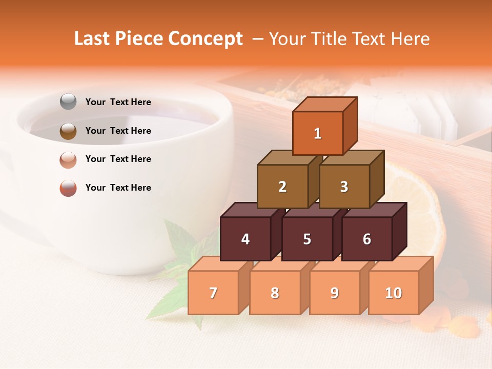 Blossom Red Ceramic PowerPoint Template