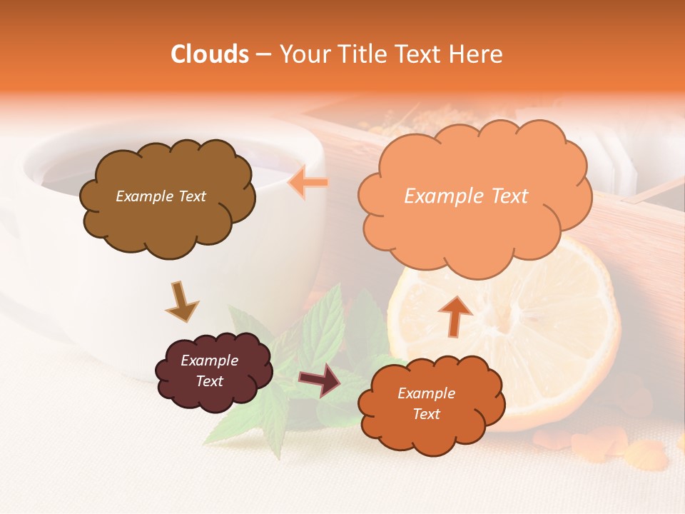 Blossom Red Ceramic PowerPoint Template