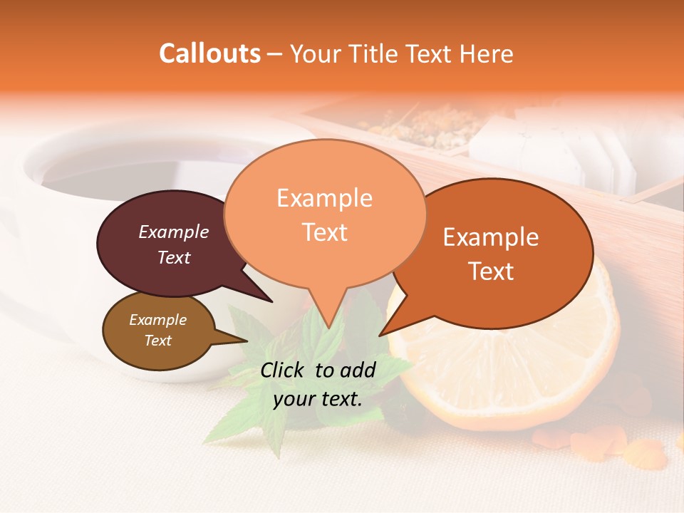 Blossom Red Ceramic PowerPoint Template