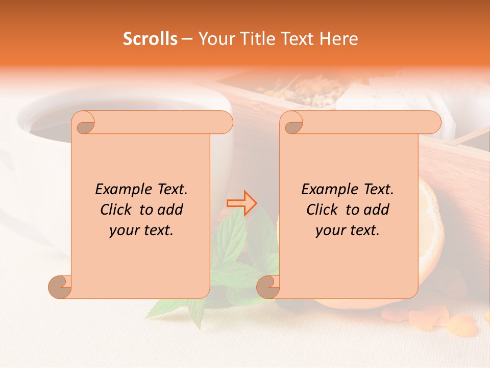 Blossom Red Ceramic PowerPoint Template
