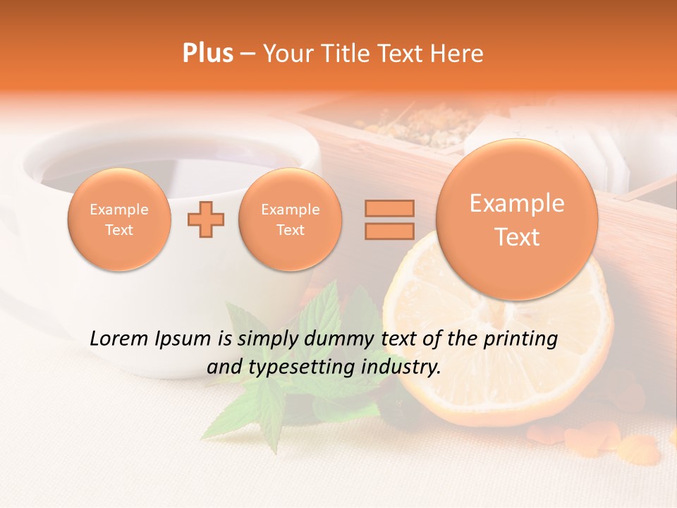 Blossom Red Ceramic PowerPoint Template