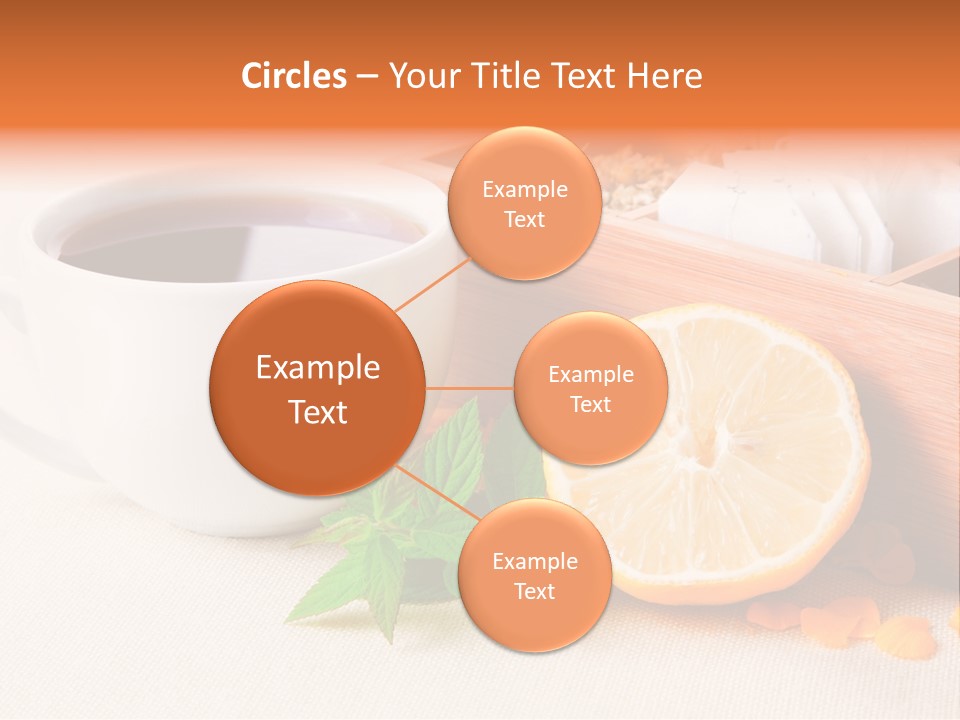 Blossom Red Ceramic PowerPoint Template