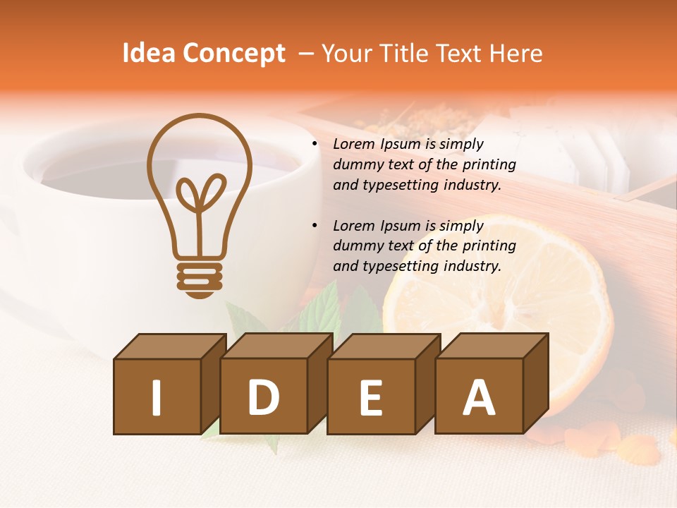 Blossom Red Ceramic PowerPoint Template