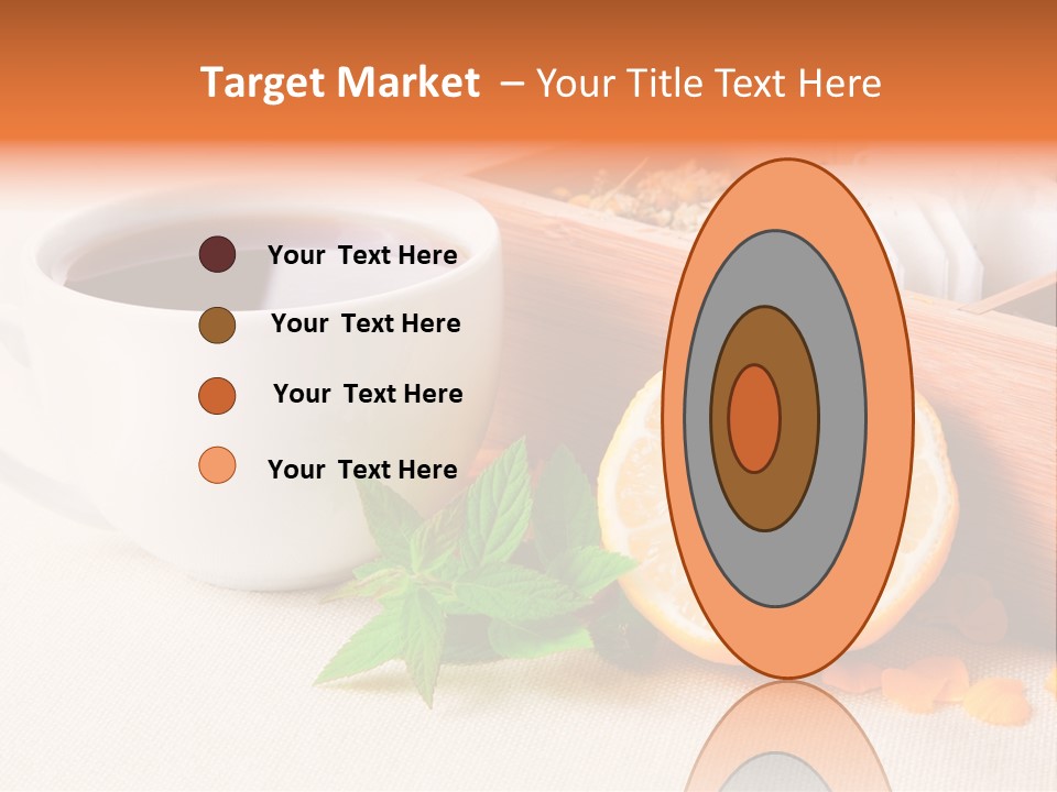 Blossom Red Ceramic PowerPoint Template