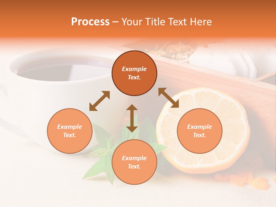 Blossom Red Ceramic PowerPoint Template