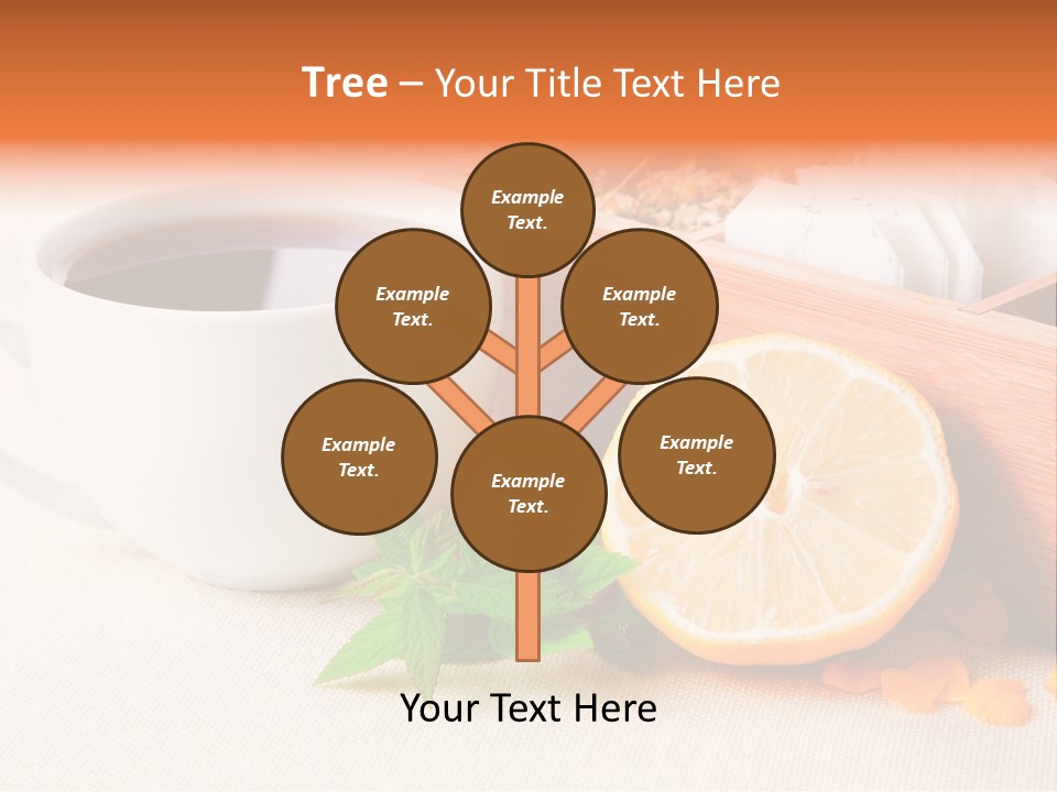 Blossom Red Ceramic PowerPoint Template