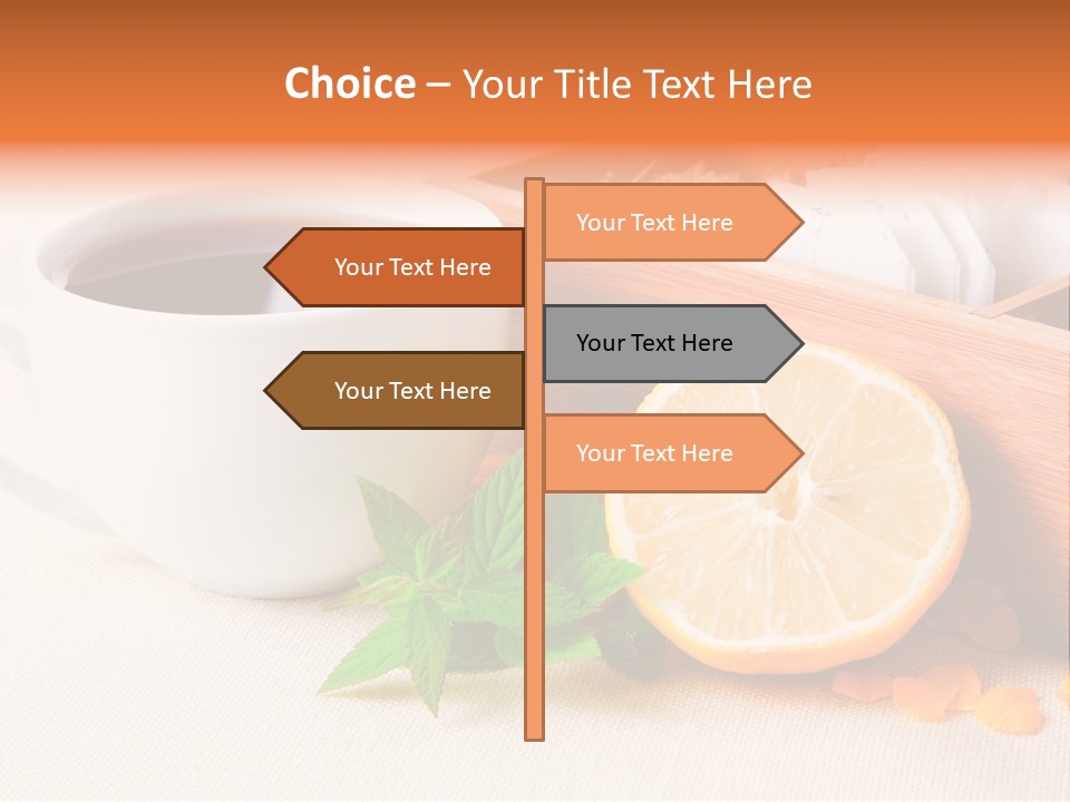 Blossom Red Ceramic PowerPoint Template
