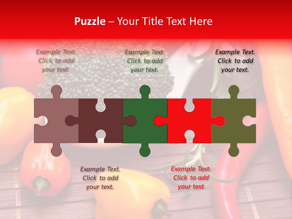 Farbenfroh Mediterran Peperoni PowerPoint Template