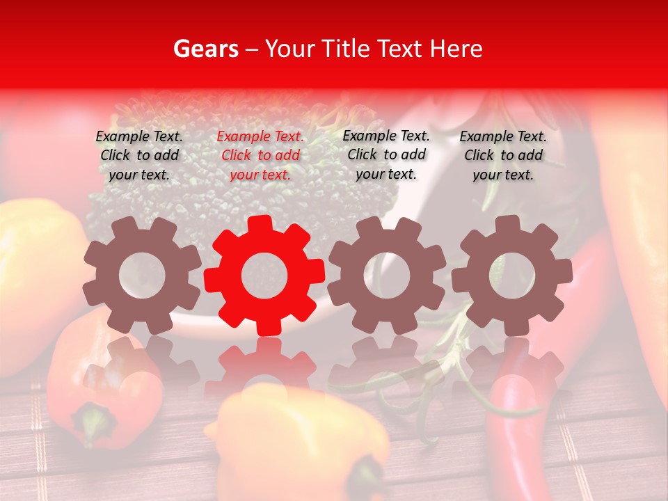 Farbenfroh Mediterran Peperoni PowerPoint Template