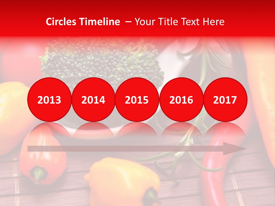 Farbenfroh Mediterran Peperoni PowerPoint Template