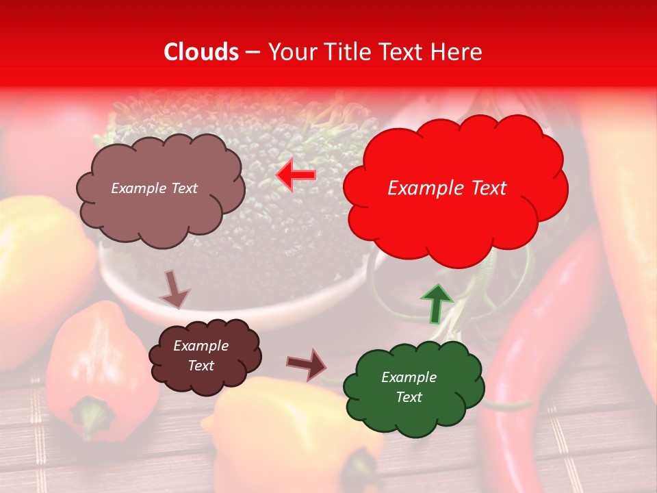 Farbenfroh Mediterran Peperoni PowerPoint Template