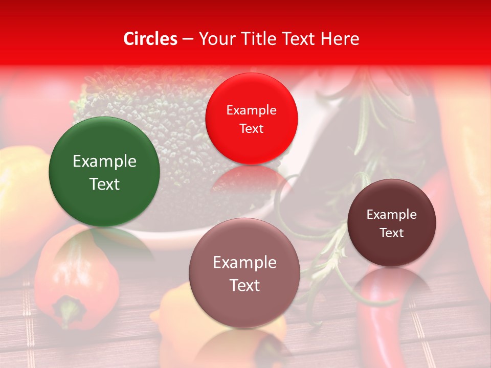 Farbenfroh Mediterran Peperoni PowerPoint Template