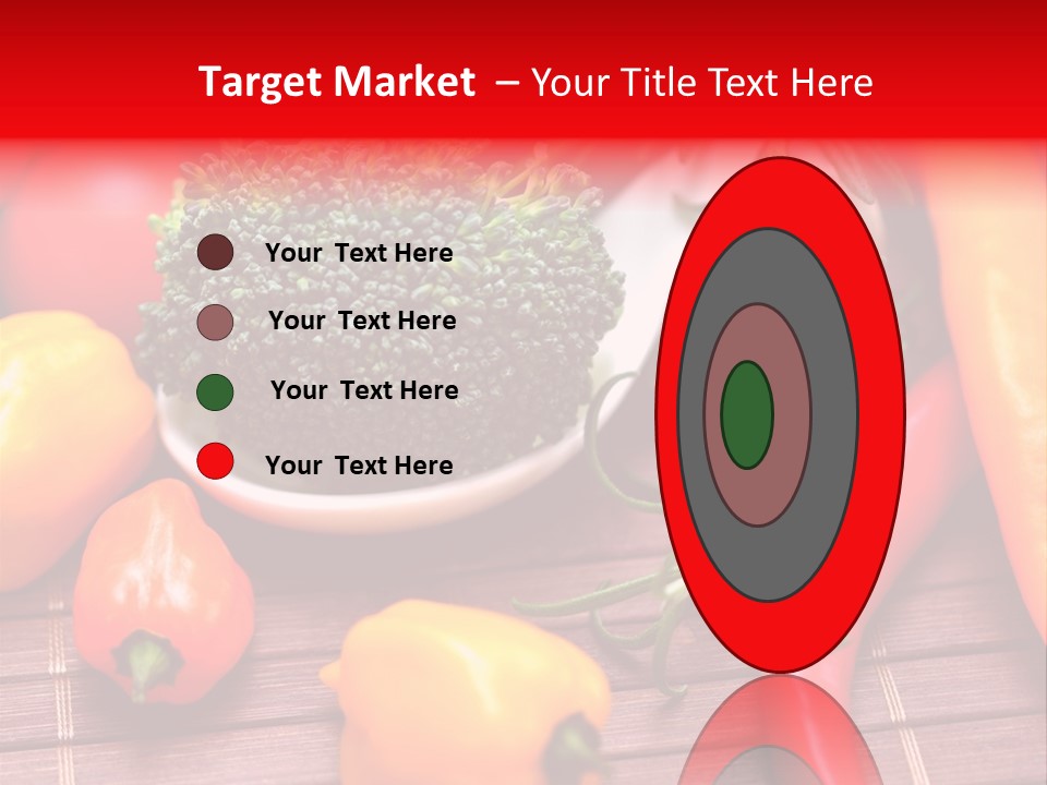 Farbenfroh Mediterran Peperoni PowerPoint Template