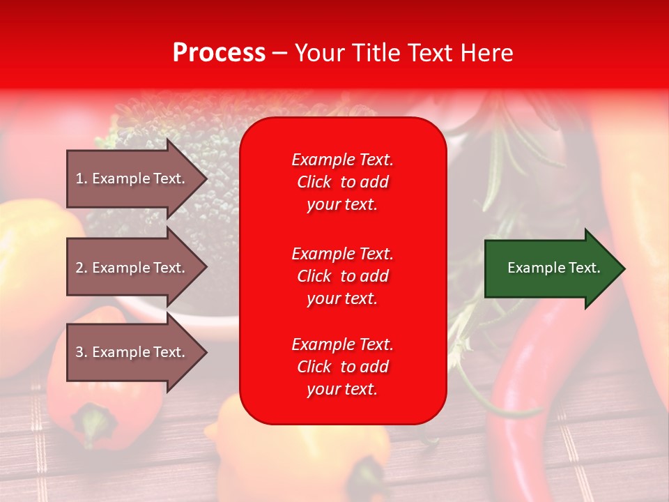 Farbenfroh Mediterran Peperoni PowerPoint Template