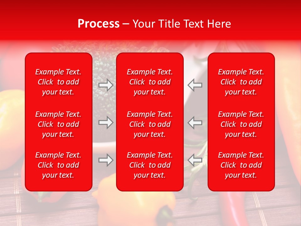 Farbenfroh Mediterran Peperoni PowerPoint Template