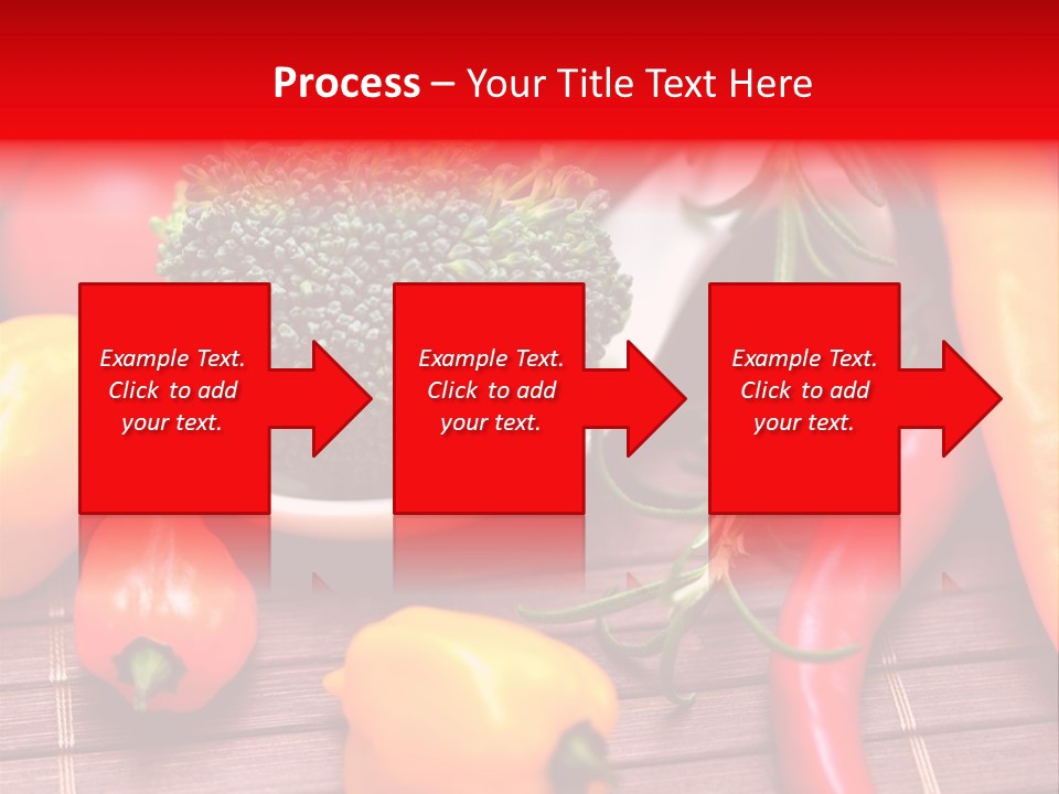 Farbenfroh Mediterran Peperoni PowerPoint Template