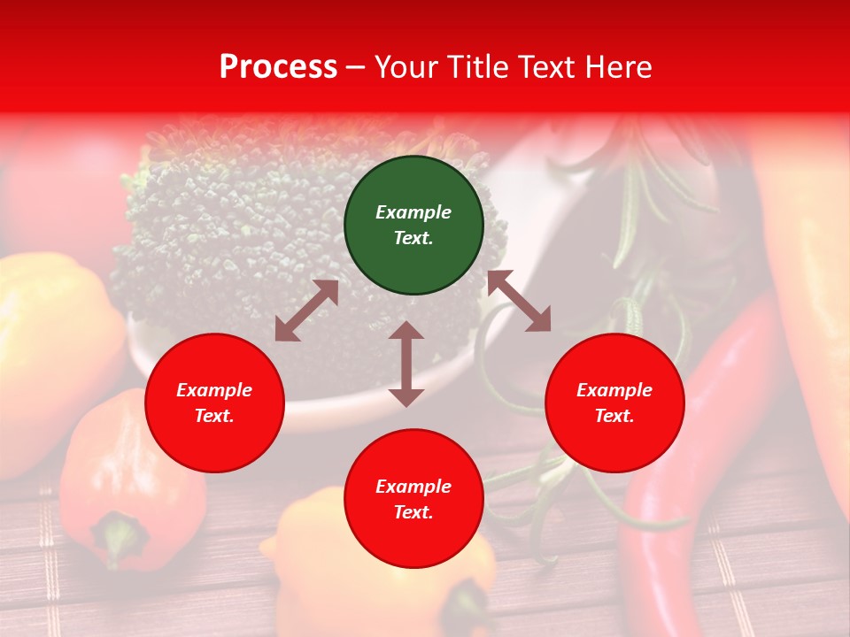 Farbenfroh Mediterran Peperoni PowerPoint Template