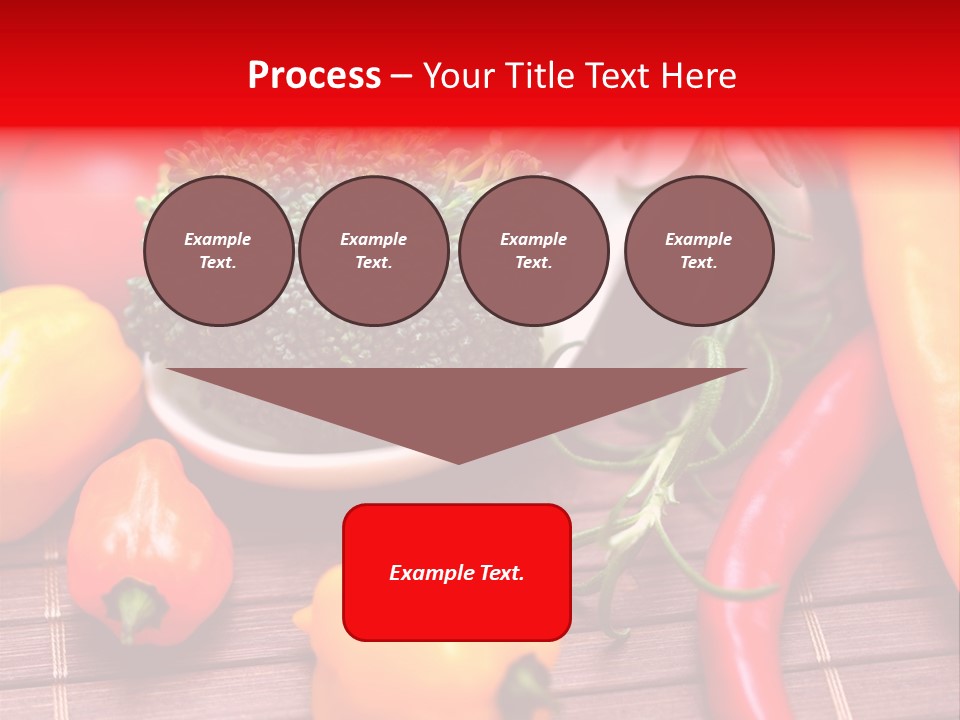 Farbenfroh Mediterran Peperoni PowerPoint Template
