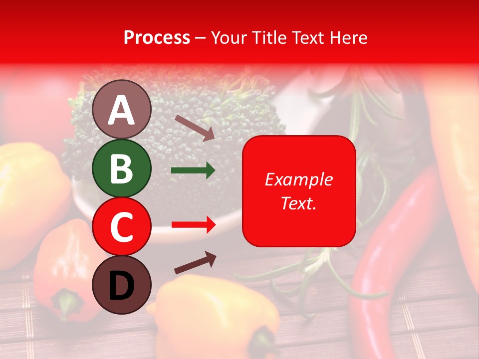 Farbenfroh Mediterran Peperoni PowerPoint Template