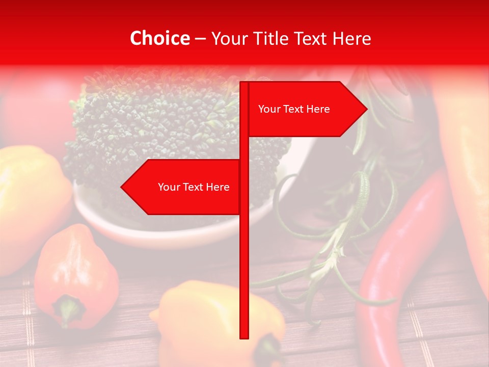 Farbenfroh Mediterran Peperoni PowerPoint Template