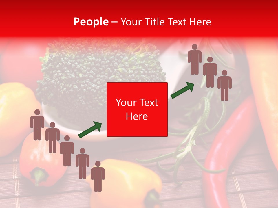 Farbenfroh Mediterran Peperoni PowerPoint Template