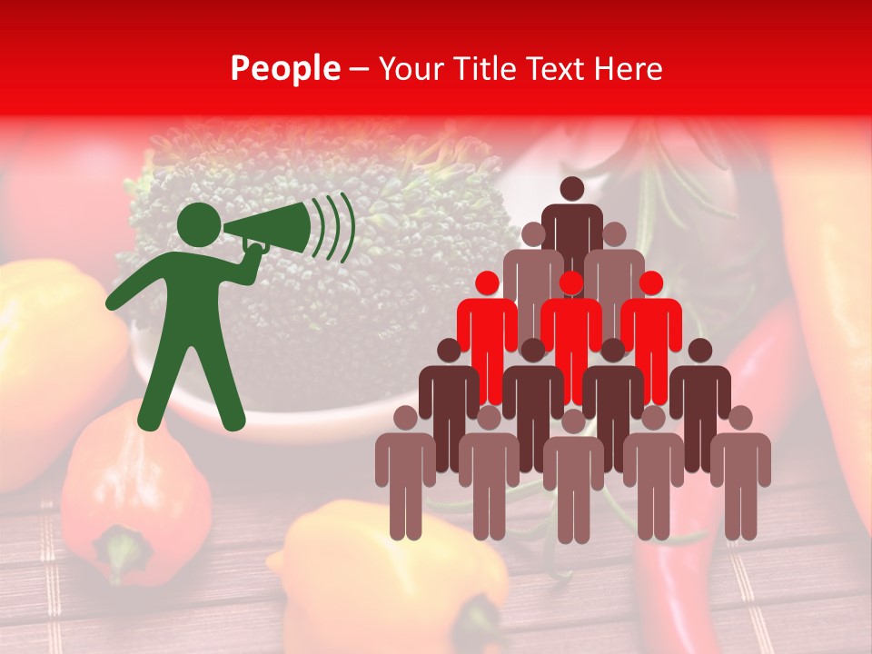 Farbenfroh Mediterran Peperoni PowerPoint Template