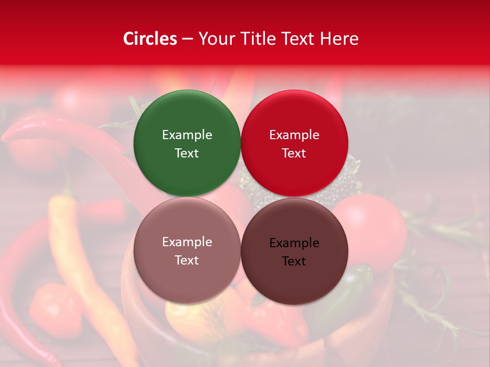 Kirschtomaten Gourmet Cocktailtomaten PowerPoint Template
