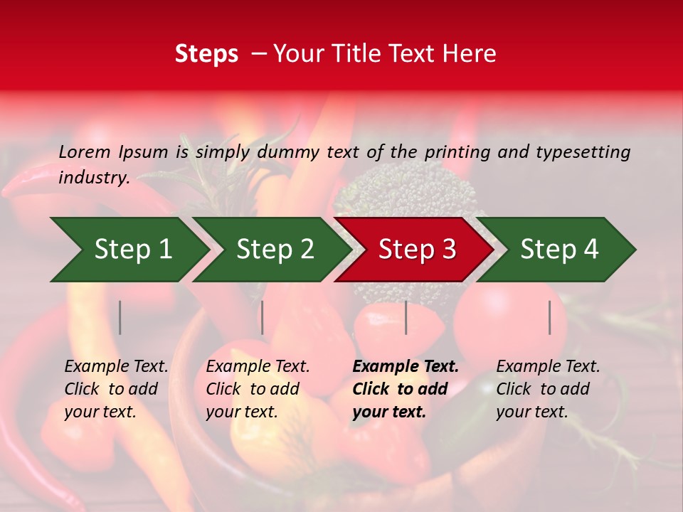 Kirschtomaten Gourmet Cocktailtomaten PowerPoint Template