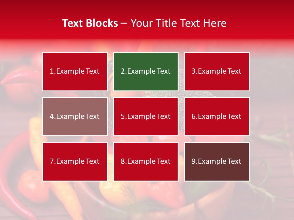 Kirschtomaten Gourmet Cocktailtomaten PowerPoint Template