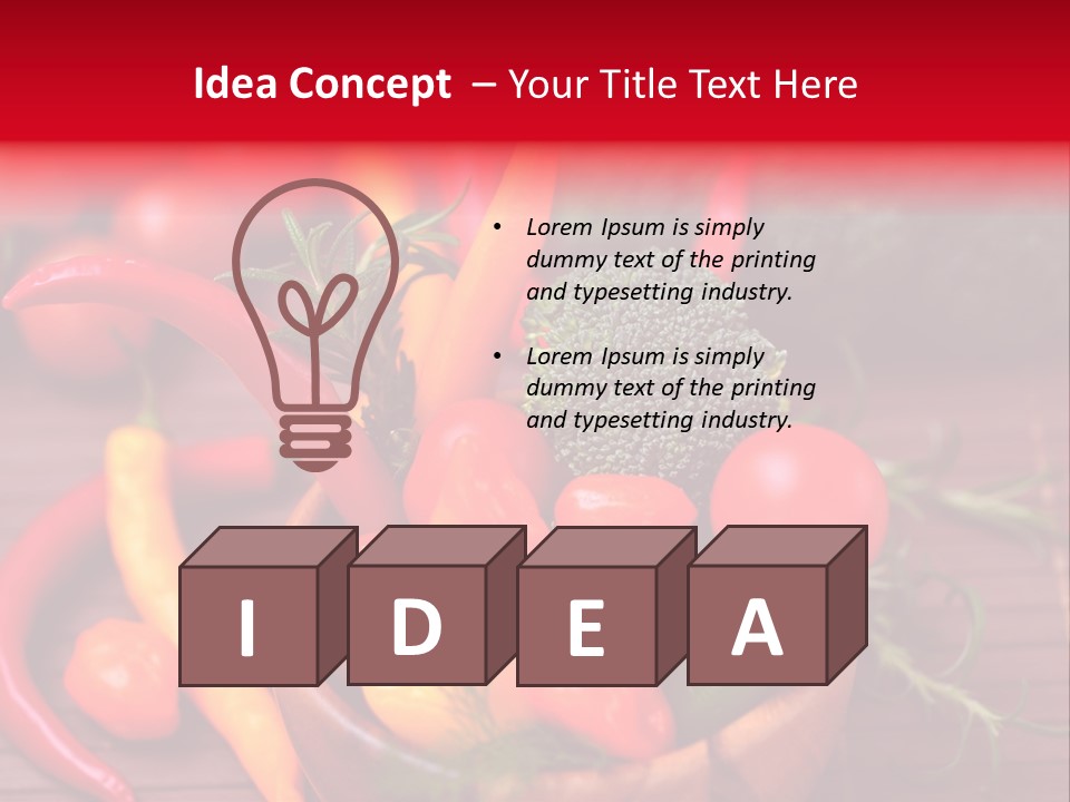 Kirschtomaten Gourmet Cocktailtomaten PowerPoint Template