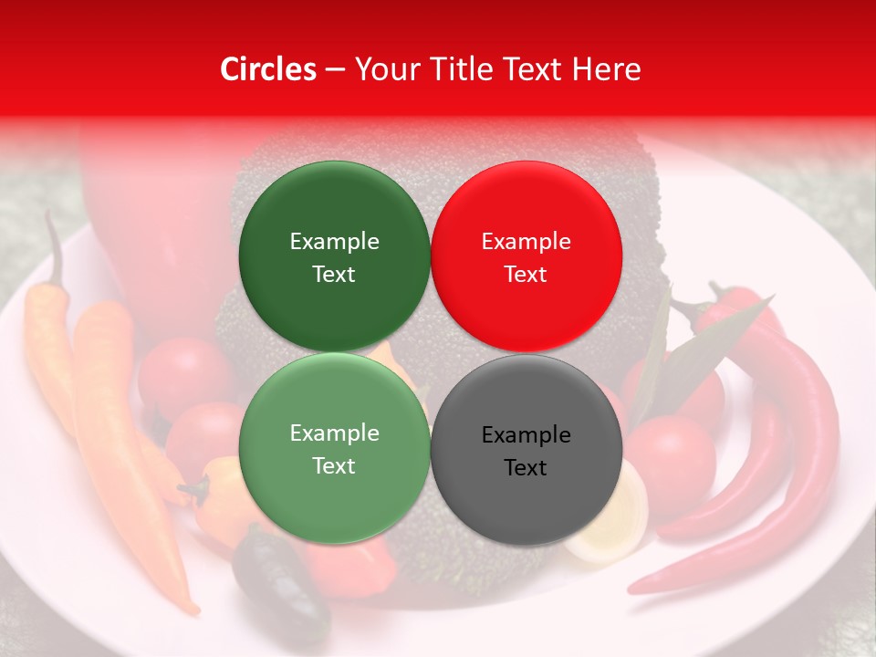 Gesundheit Peperoni Brokkoli PowerPoint Template