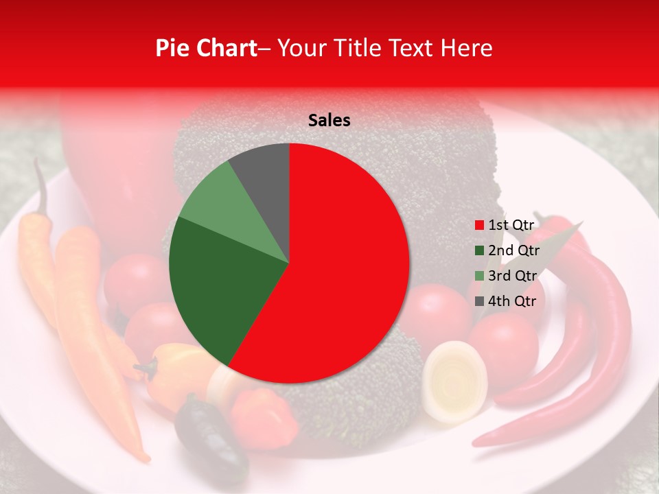 Gesundheit Peperoni Brokkoli PowerPoint Template