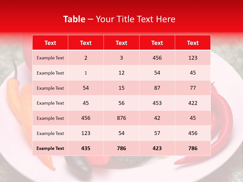 Gesundheit Peperoni Brokkoli PowerPoint Template