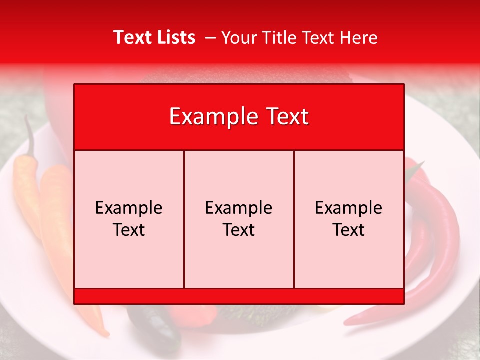 Gesundheit Peperoni Brokkoli PowerPoint Template