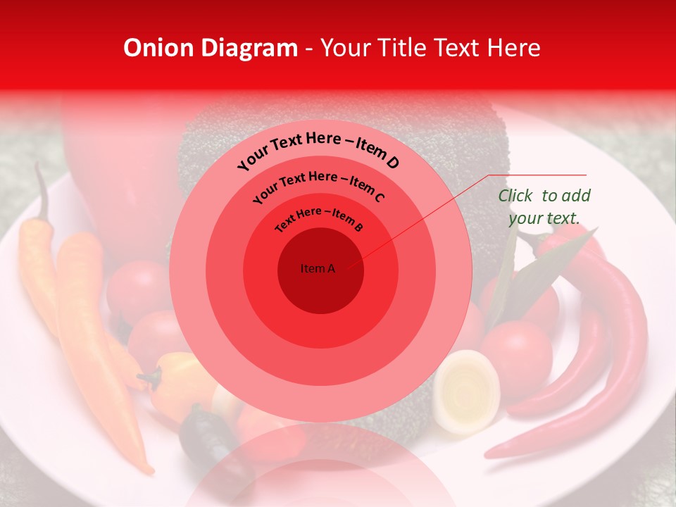 Gesundheit Peperoni Brokkoli PowerPoint Template