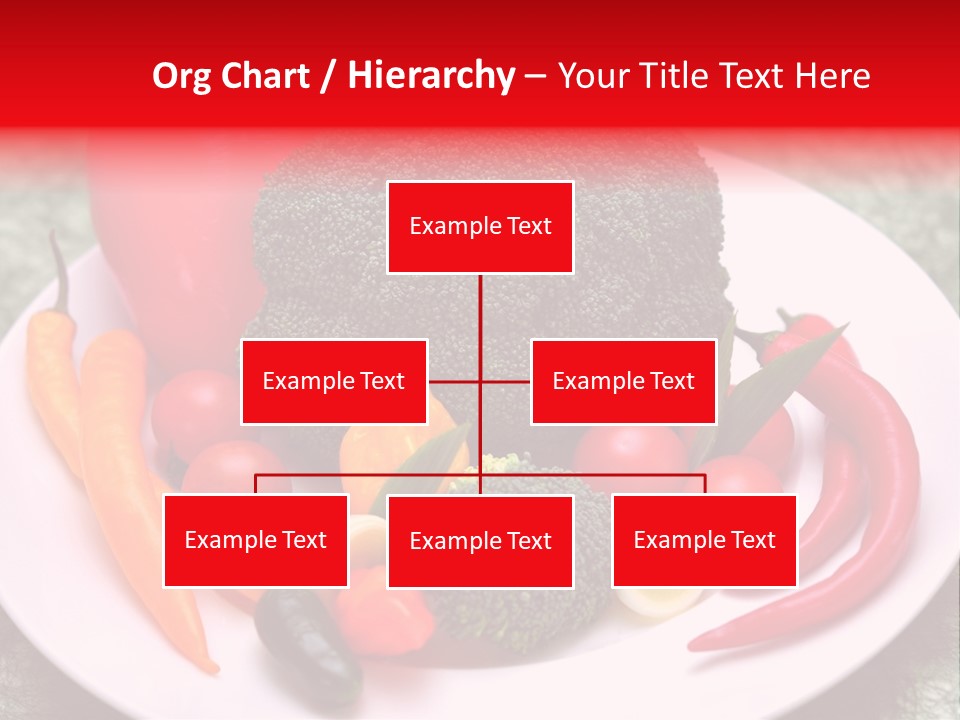 Gesundheit Peperoni Brokkoli PowerPoint Template