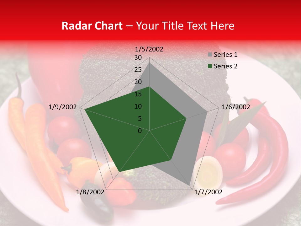 Gesundheit Peperoni Brokkoli PowerPoint Template