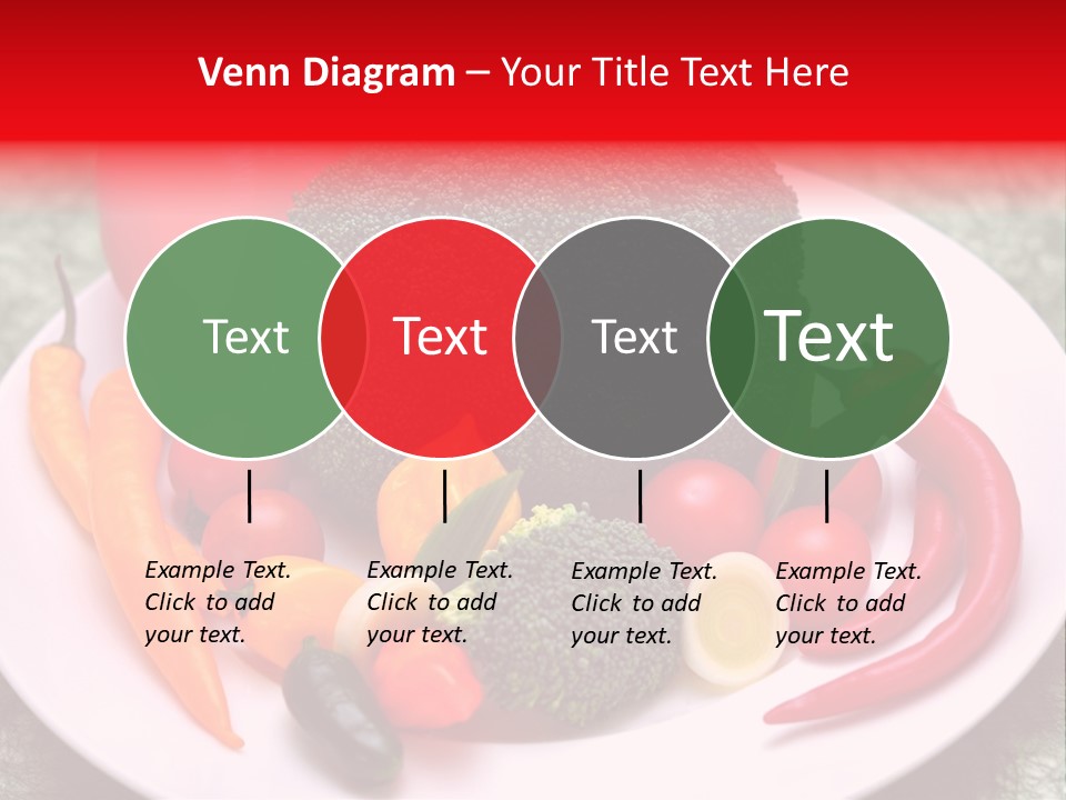 Gesundheit Peperoni Brokkoli PowerPoint Template