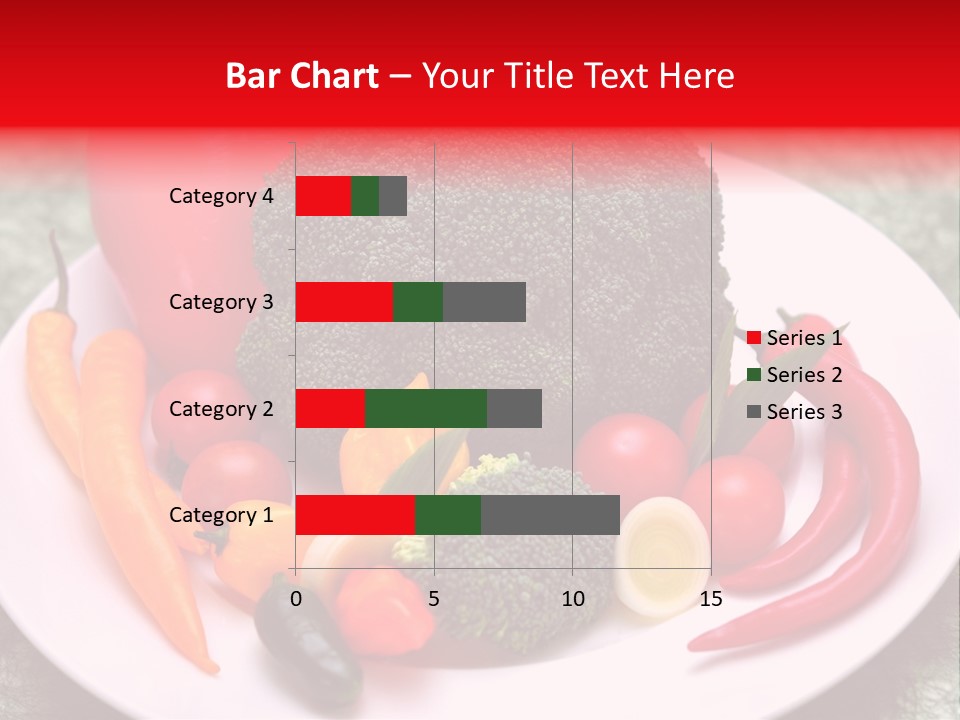 Gesundheit Peperoni Brokkoli PowerPoint Template