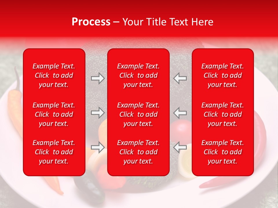 Gesundheit Peperoni Brokkoli PowerPoint Template