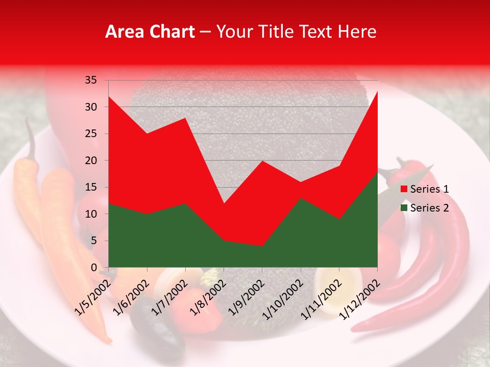Gesundheit Peperoni Brokkoli PowerPoint Template