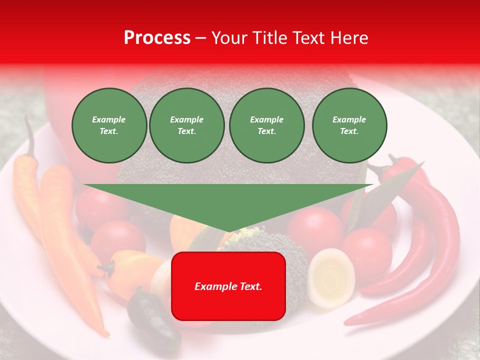 Gesundheit Peperoni Brokkoli PowerPoint Template