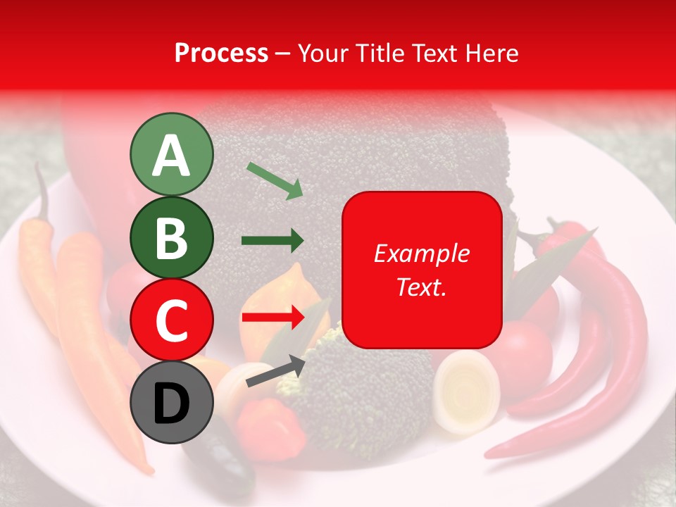 Gesundheit Peperoni Brokkoli PowerPoint Template