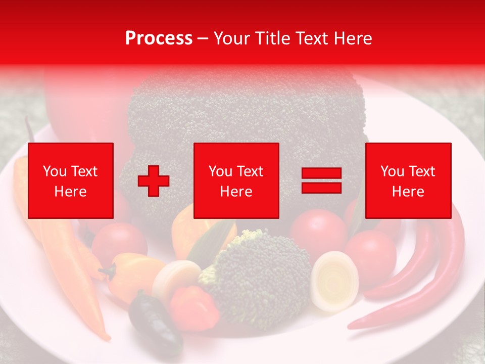 Gesundheit Peperoni Brokkoli PowerPoint Template