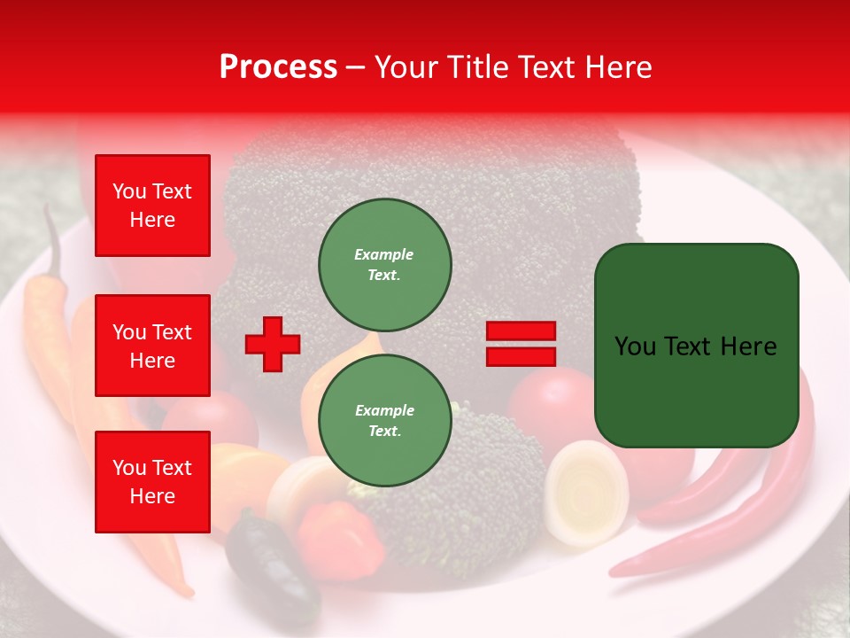 Gesundheit Peperoni Brokkoli PowerPoint Template