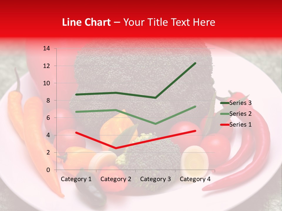 Gesundheit Peperoni Brokkoli PowerPoint Template