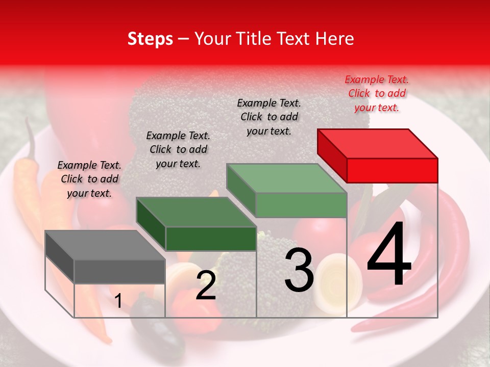 Gesundheit Peperoni Brokkoli PowerPoint Template