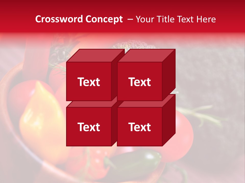 Vitamin Rosmarin Chili PowerPoint Template